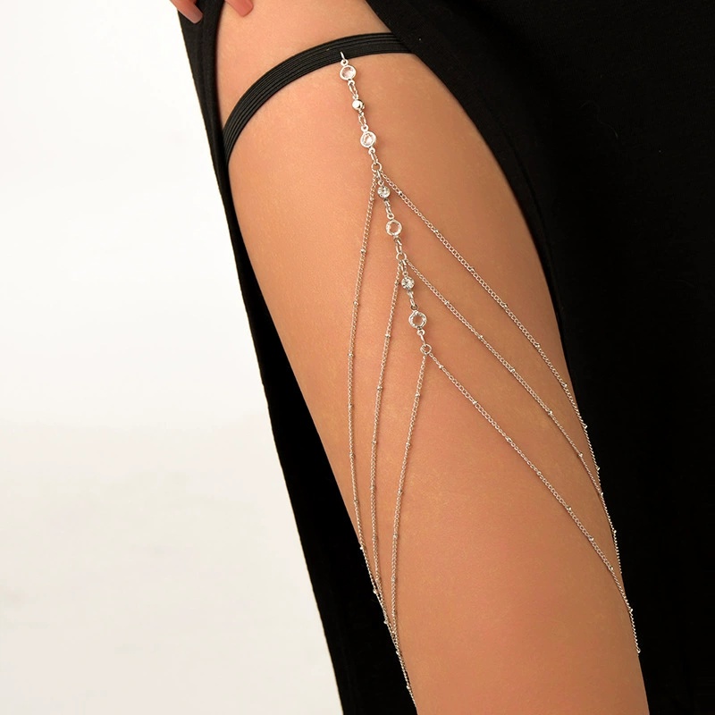 Body Jewelry Leg Chain - 2025 nuevas mujeres bohemias muslo cadena