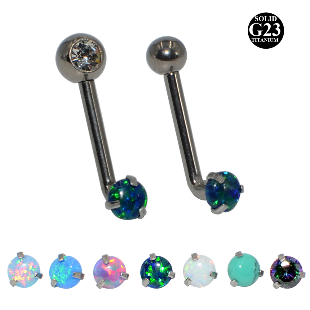 Body Jewelry Vch - Piercings de titanio con capucha Vertical,