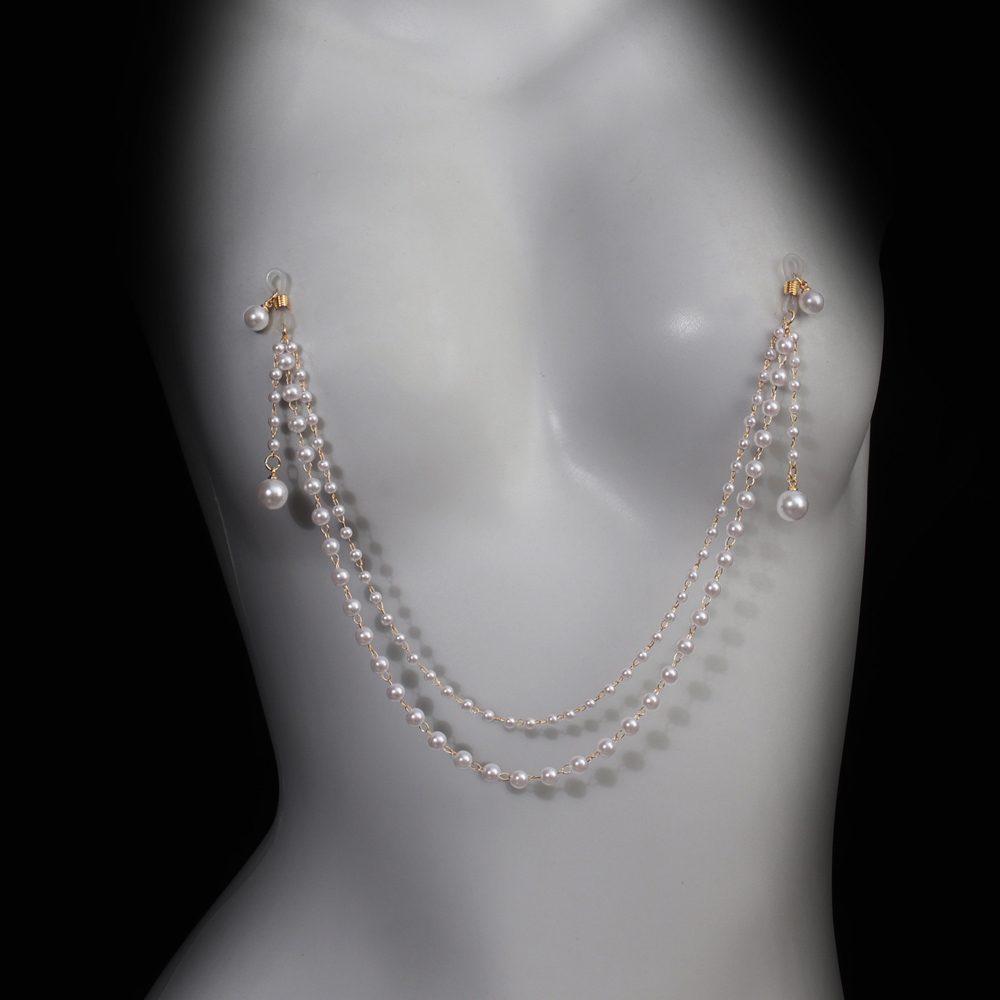 Body Jewelry Piercing - Cadena de pecho con borlas de