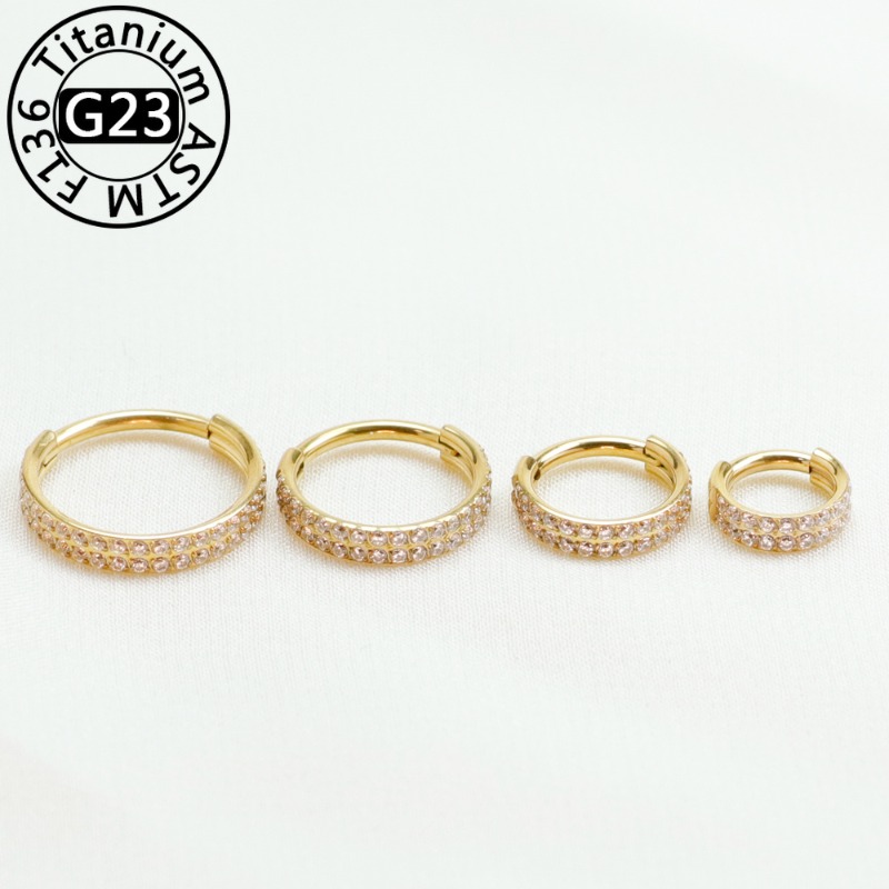 Clicker Ring Seamless - 2/5 piezas de anillo de nariz