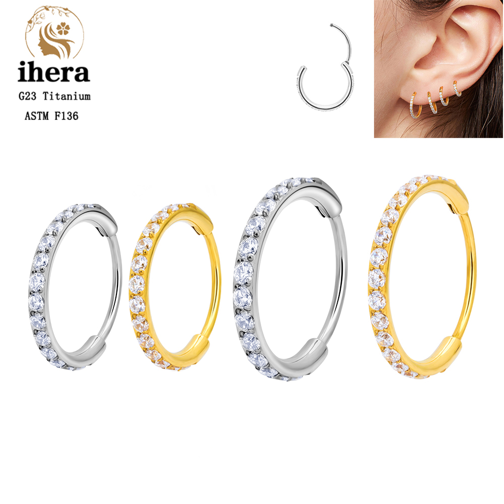 Body Jewelry Septum - 1/10PCS Aros de titanio G23 para
