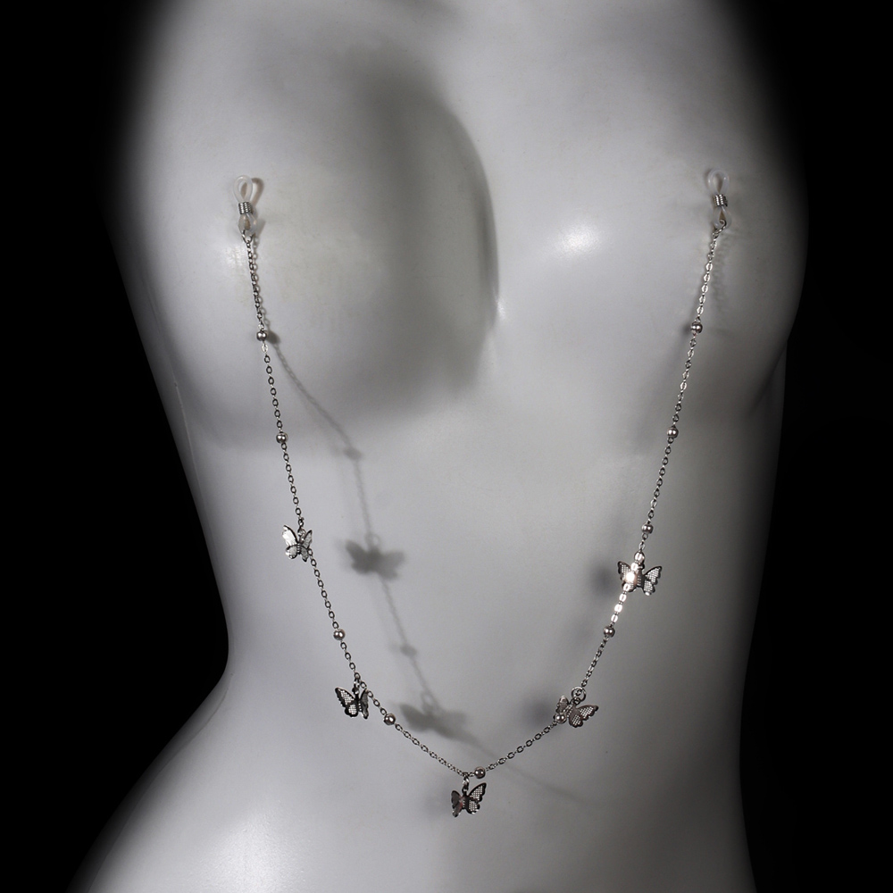 Body Jewelry Piercing - Cadena de pecho sexy de metal