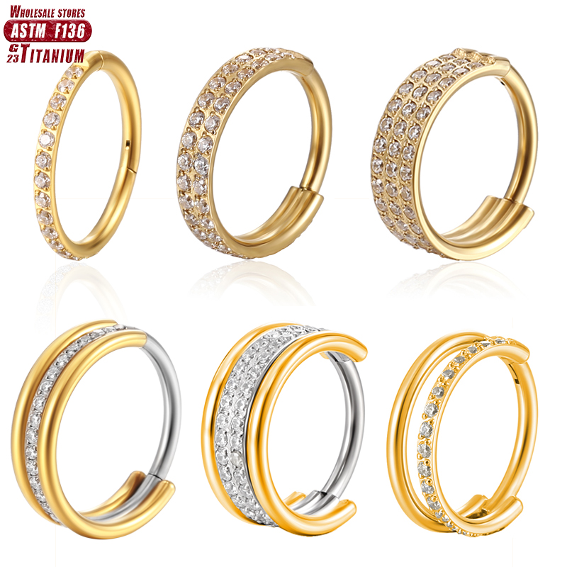 Clicker Ring Seamless - Anillo de titanio para la nariz