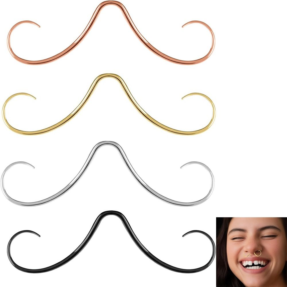 Body Jewelry Septum - Piercing de acero inoxidable para tabique