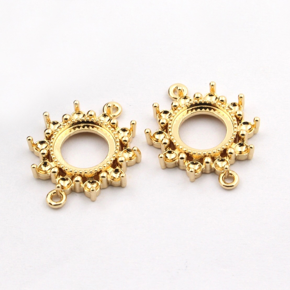 Body Jewelry Top - 20 piezas de conectores de latón