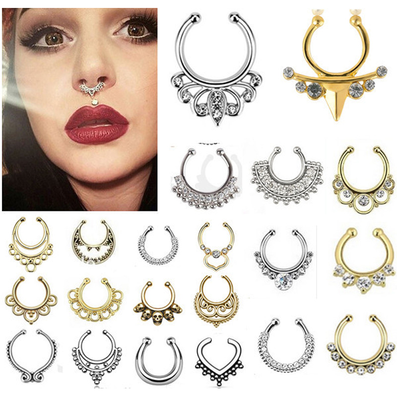 Body Jewelry Nose Studs - Cristal indio enganche en la nariz
