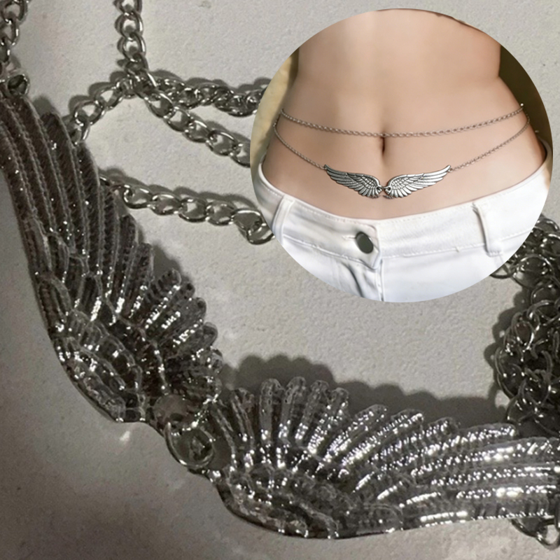 Body Jewelry Charms - Cadena de cintura de ángel de
