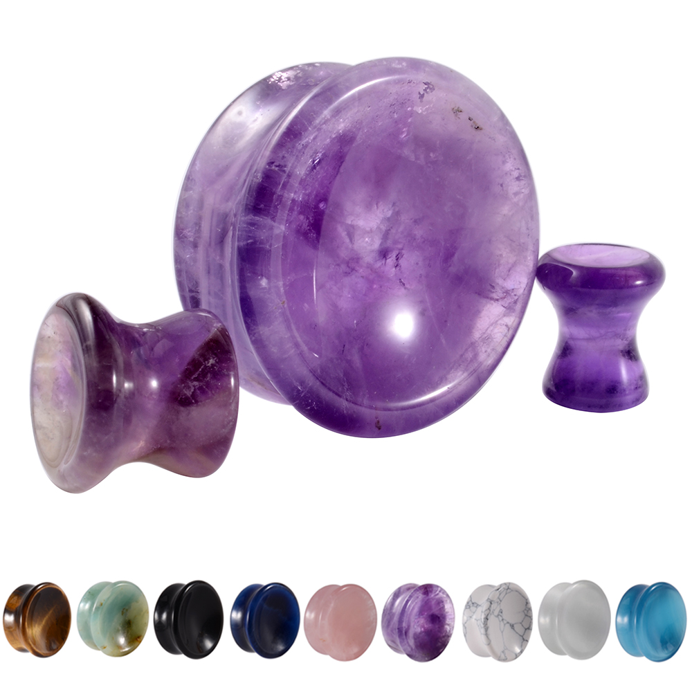 Body Jewelry Gauges - Par de medidores de oreja de