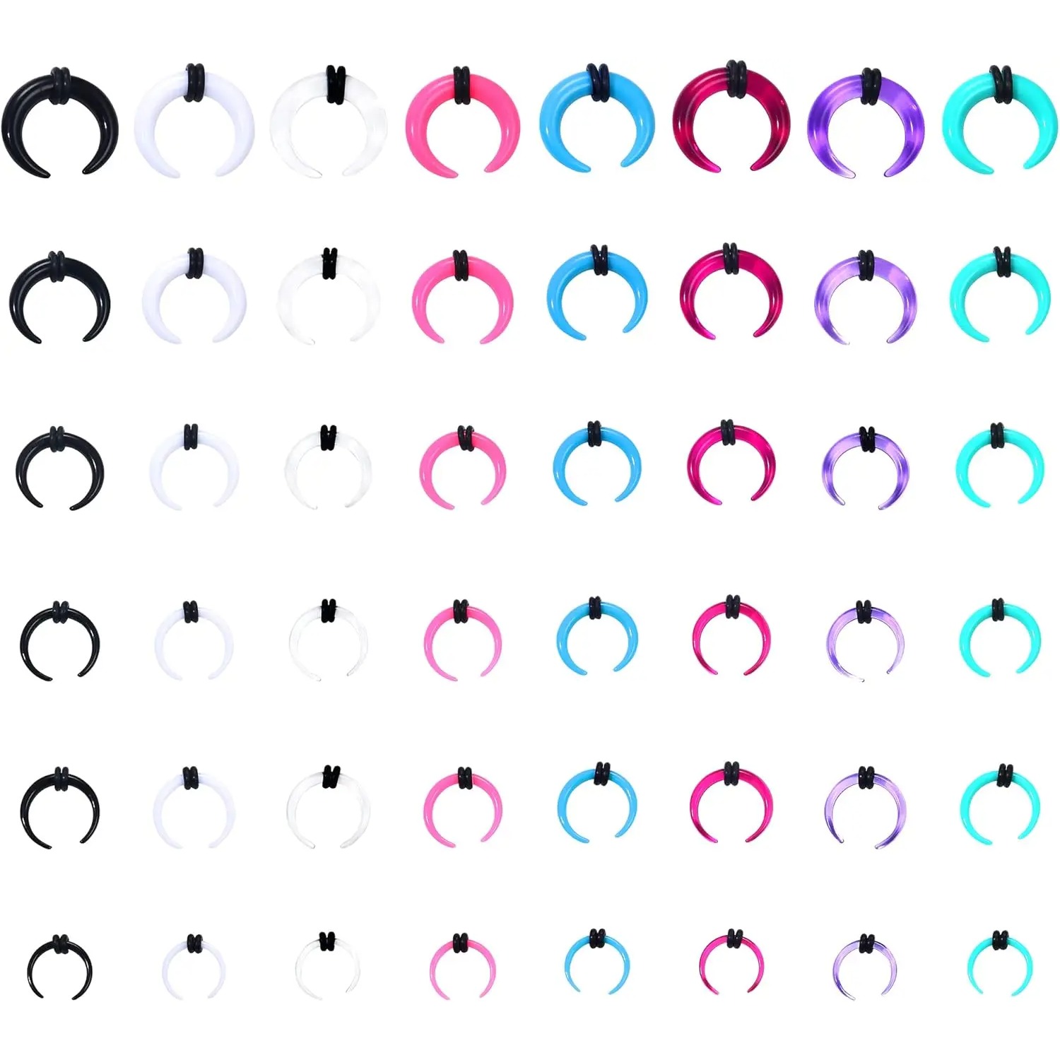 Body Jewelry Gauges - Florideco 4G-14G Kit de estiramiento de