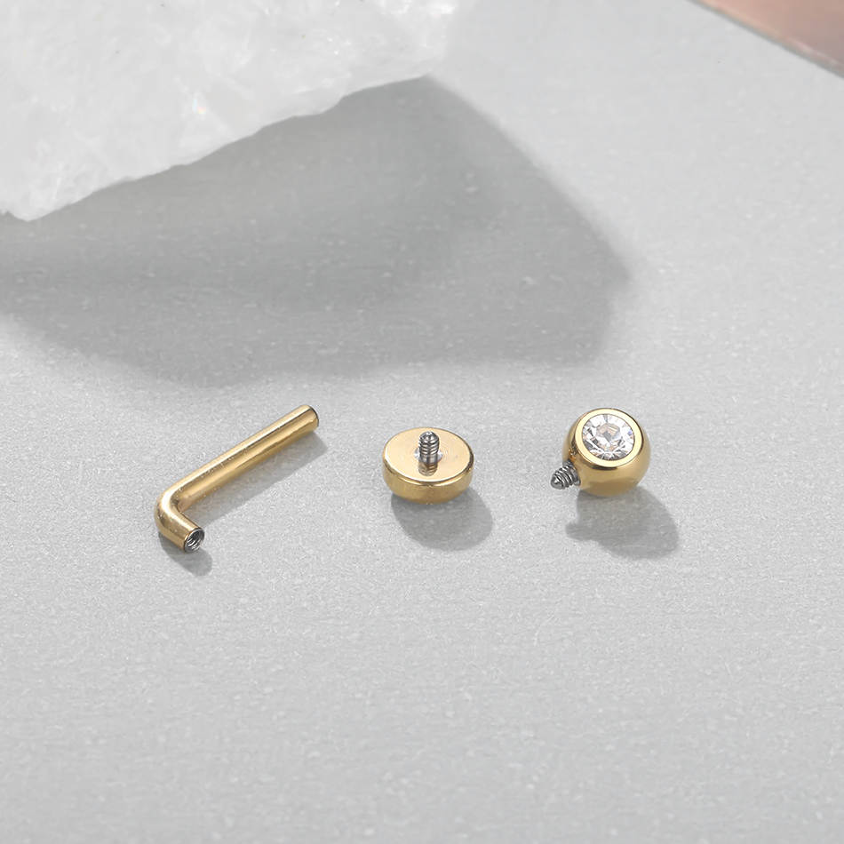 Piercing de titanio para impla - Body Jewelry Vch reseña y precio
