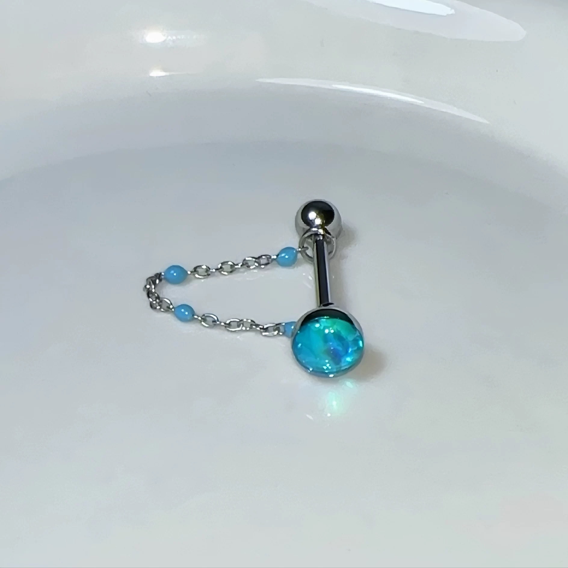 1 Pieza Piercing de Lengua de  - Body Jewelry Hot reseña y precio