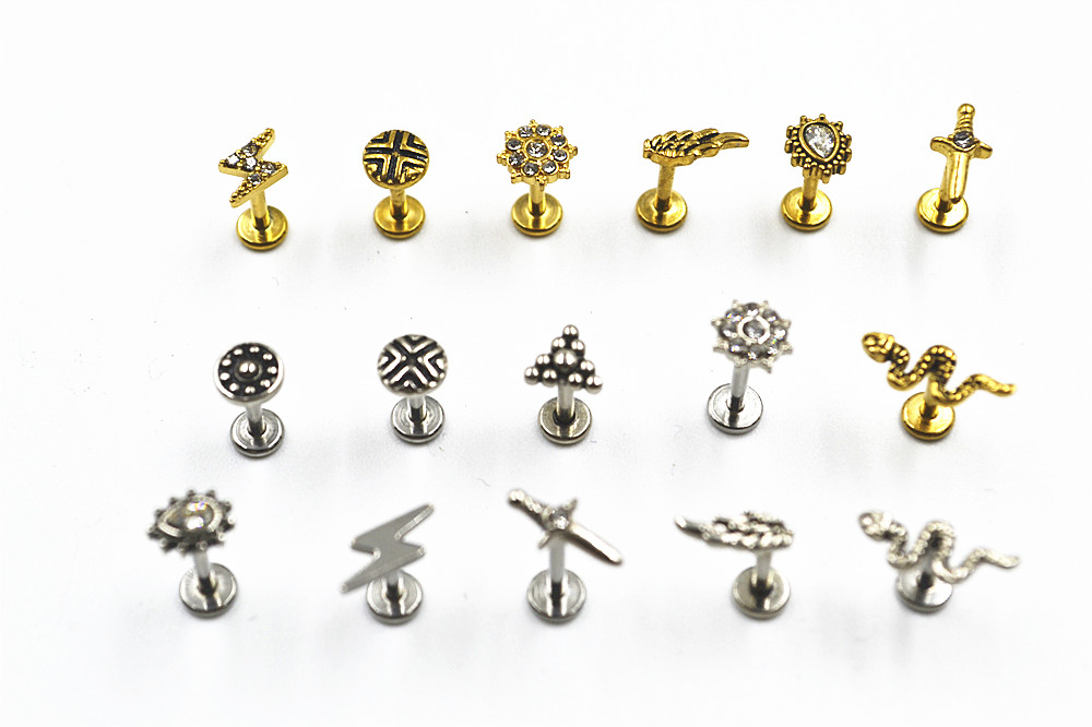 Piercing de barra de labio de  - Body Jewelry Hot reseña y precio