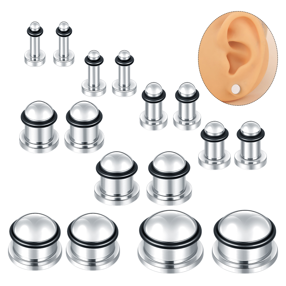 1 par de pendientes de túnel d - Body Jewelry Gauges reseña y precio