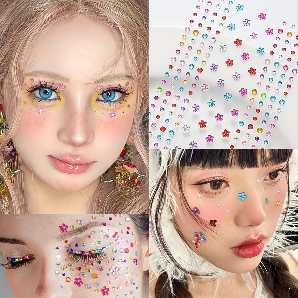 1 Hoja de Adhesivos Brillantes - Body Jewelry Art reseña y precio