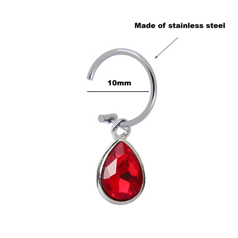 Piercing falso de acero inoxid - Body Jewelry Septum reseña y precio