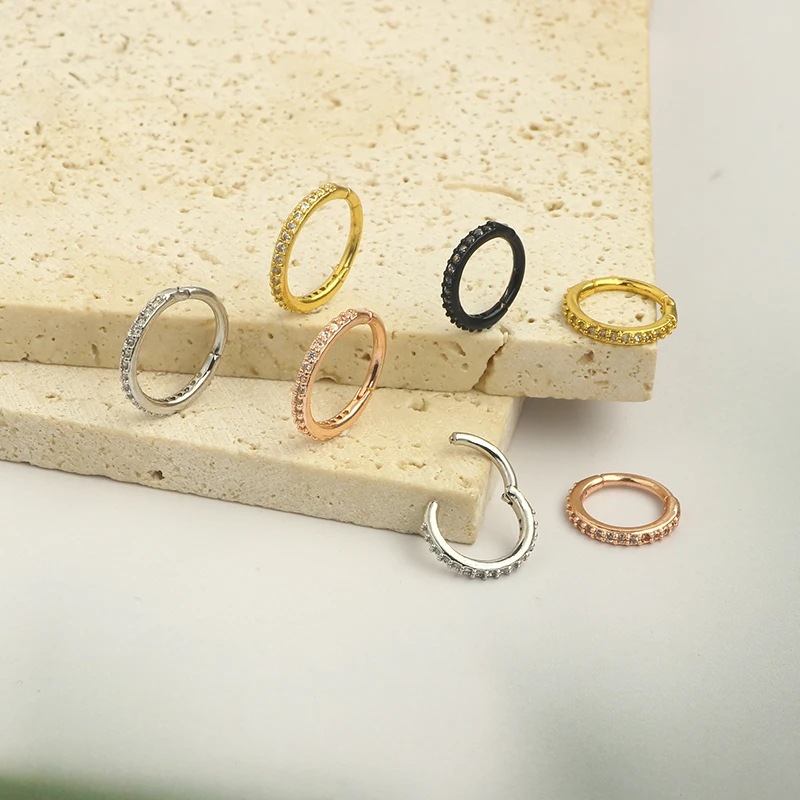 Aro de Nariz Transparente de 1 - Body Jewelry Septum reseña y precio