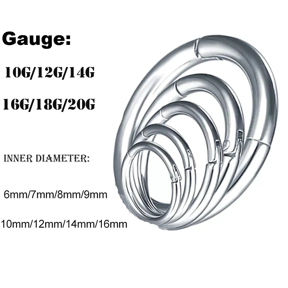 Anillos de aro para nariz con  - Body Jewelry Septum reseña y precio