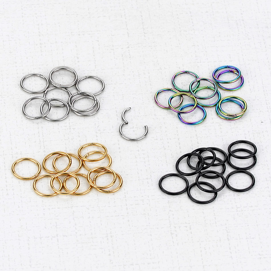 Anillos de aro para nariz con  - Body Jewelry Septum reseña y precio