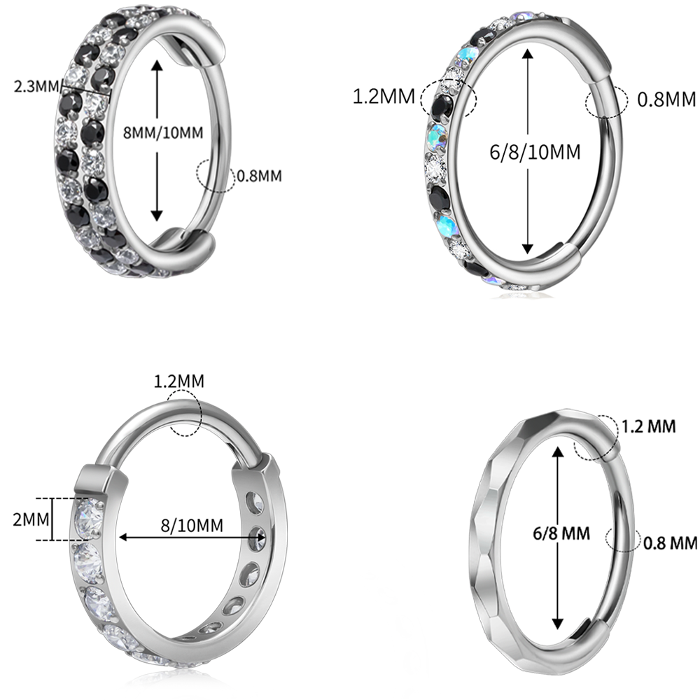 Anillo de Titanio G23 con Circ - Body Jewelry Septum reseña y precio