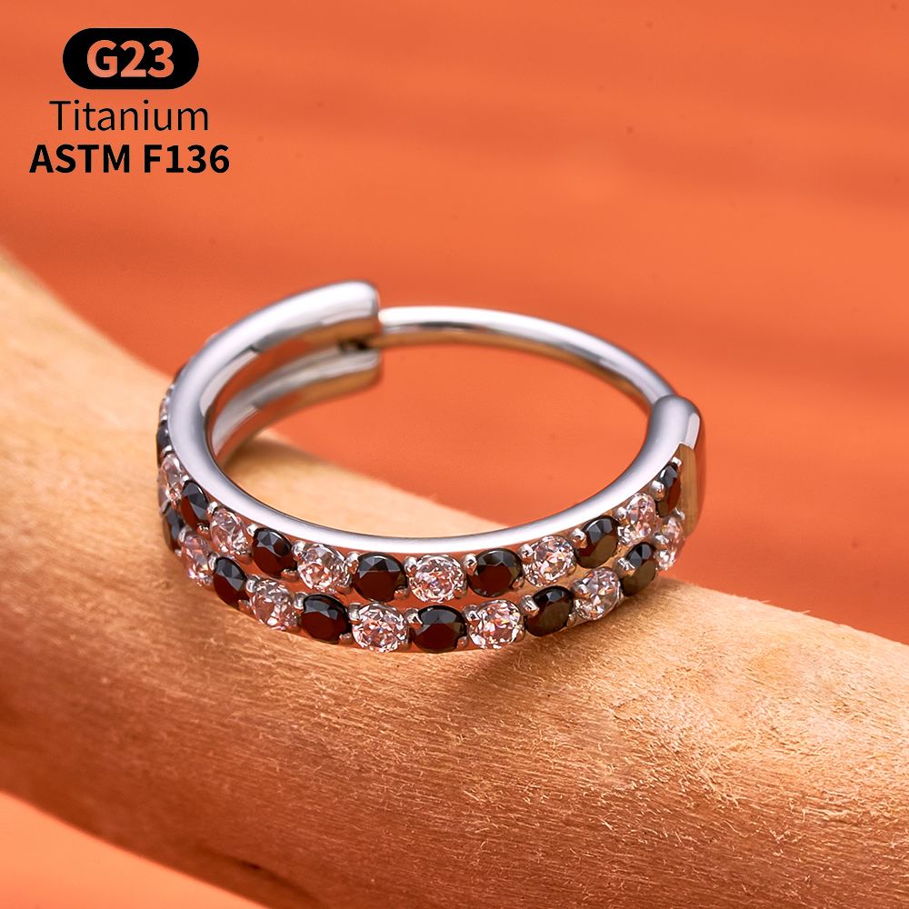 Anillo de Titanio G23 con Circ - Body Jewelry Septum reseña y precio