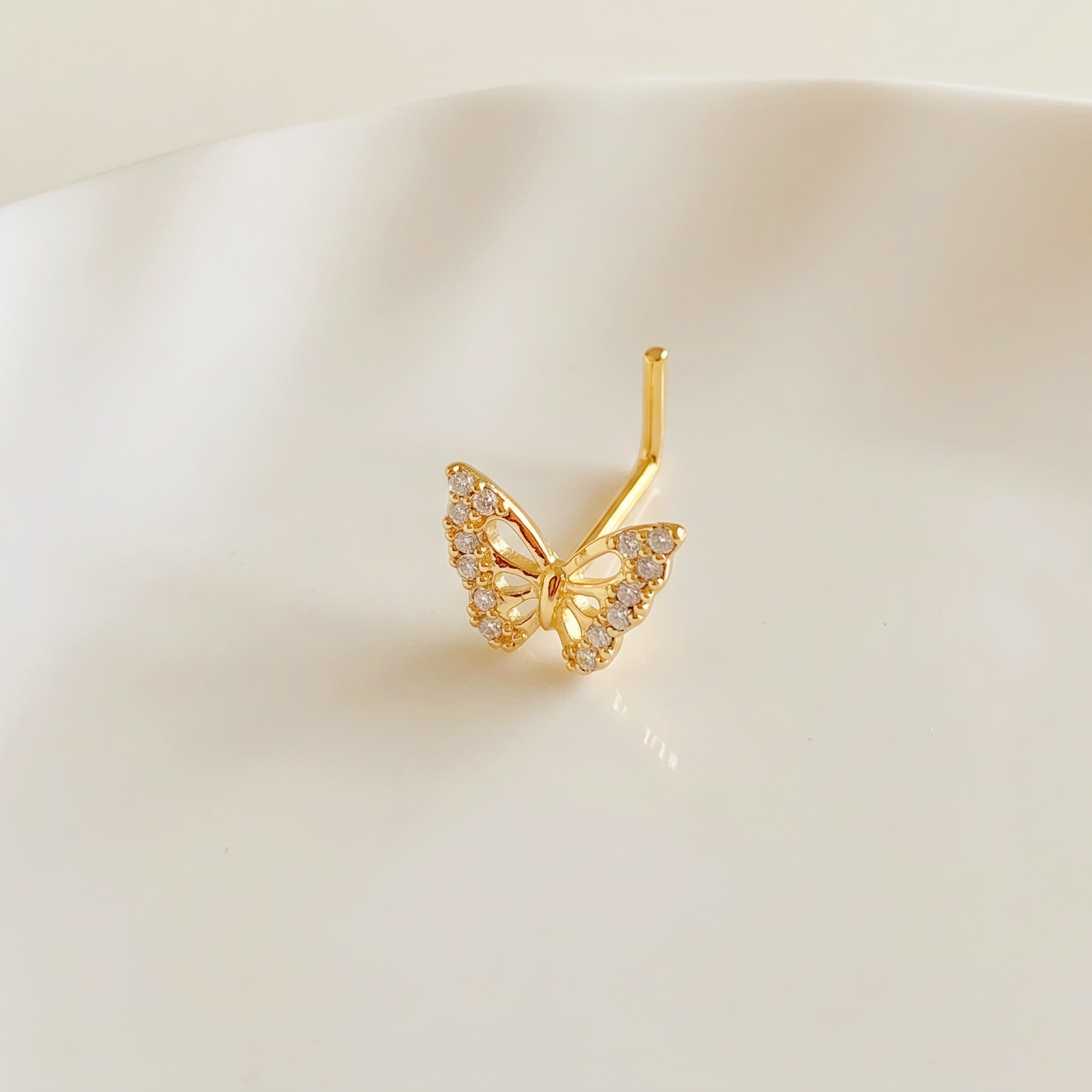 1 pieza de piercing de nariz p - Body Jewelry Nose Studs reseña y precio