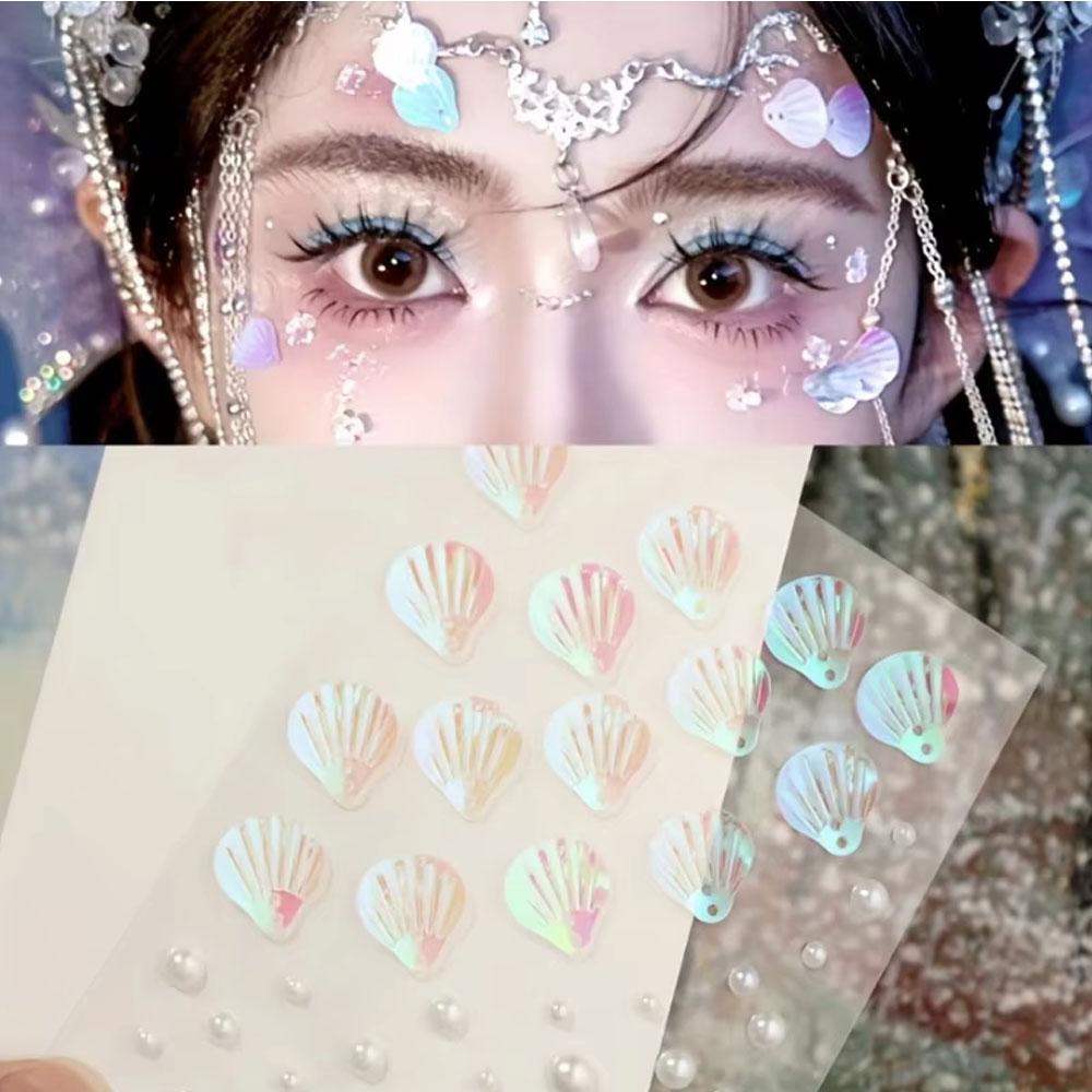 1Sheet Iridescente Shell Mixtu - Body Jewelry Art reseña y precio