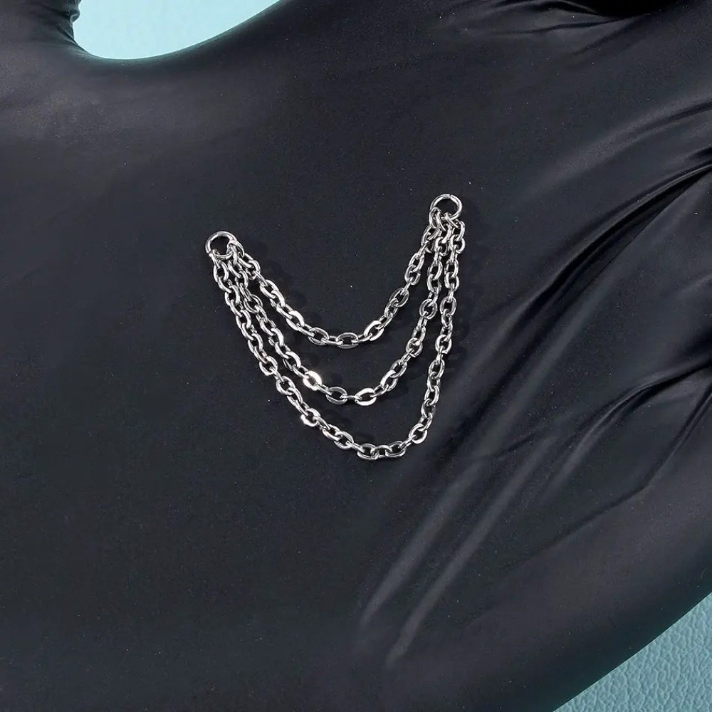 Cadena de titanio de moda para - Body Jewelry Piercing reseña y precio