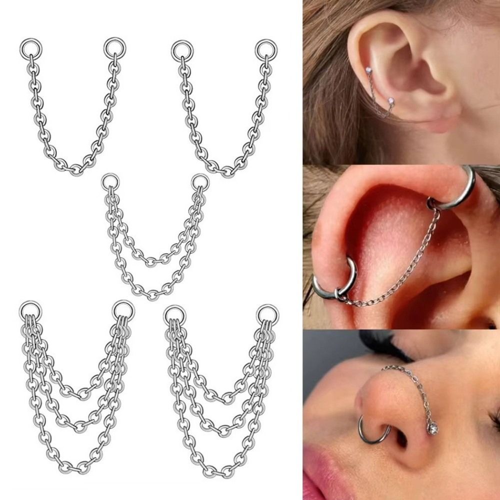 Cadena de titanio de moda para - Body Jewelry Piercing reseña y precio
