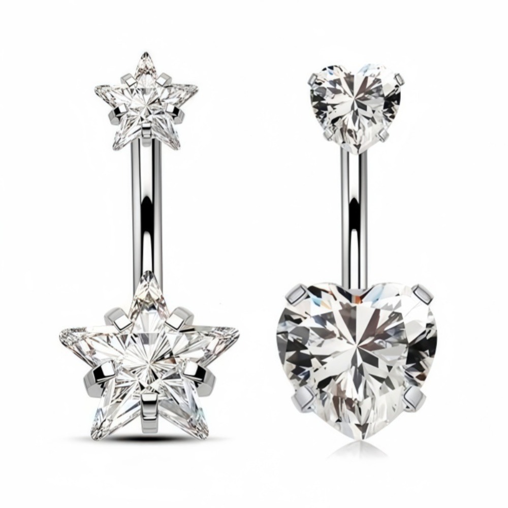 Anillos de Ombligo de Acero In - Body Jewelry Charms reseña y precio