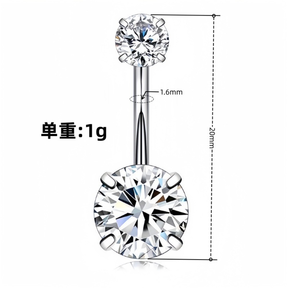 Anillos de Ombligo de Acero In - Body Jewelry Charms reseña y precio