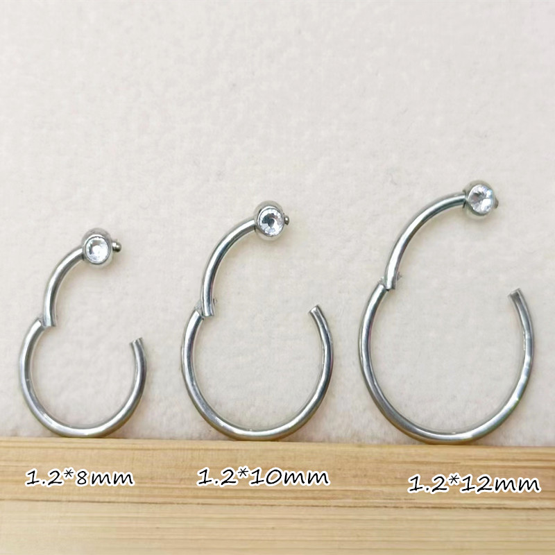 50 unids/lote 316 gemas de ace - Clicker Ring Seamless reseña y precio
