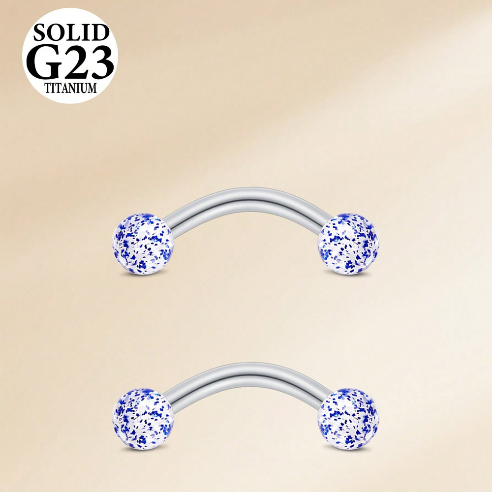 2 piezas de 16G 8/10mm de alea - Body Jewelry Vch reseña y precio