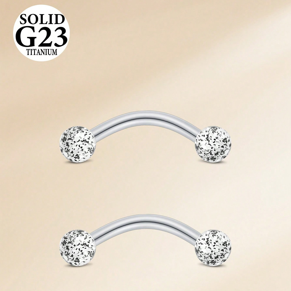 2 piezas de 16G 8/10mm de alea - Body Jewelry Vch reseña y precio