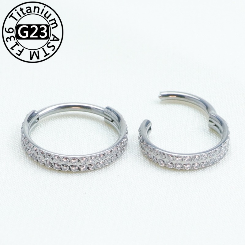 2/5 piezas de anillo de nariz  - Clicker Ring Seamless reseña y precio