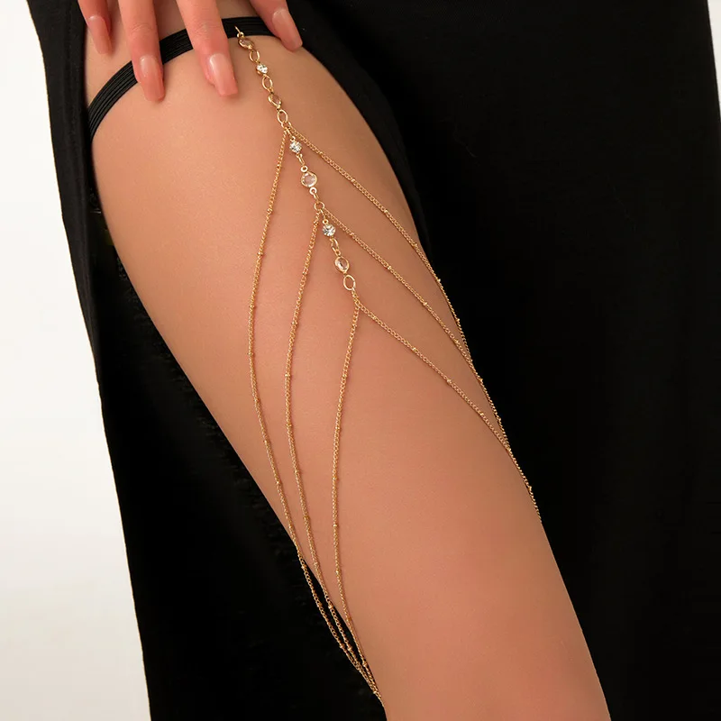 Cadena de muslo bohemia de mod - Body Jewelry Leg Chain reseña y precio