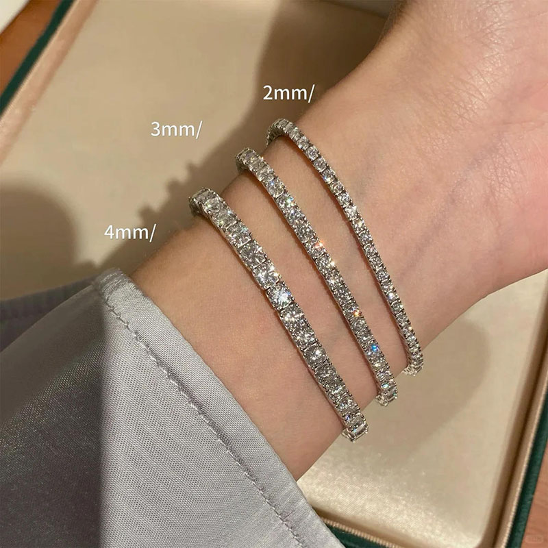 Pulsera de diamantes creados e - Body Jewelry Vch reseña y precio