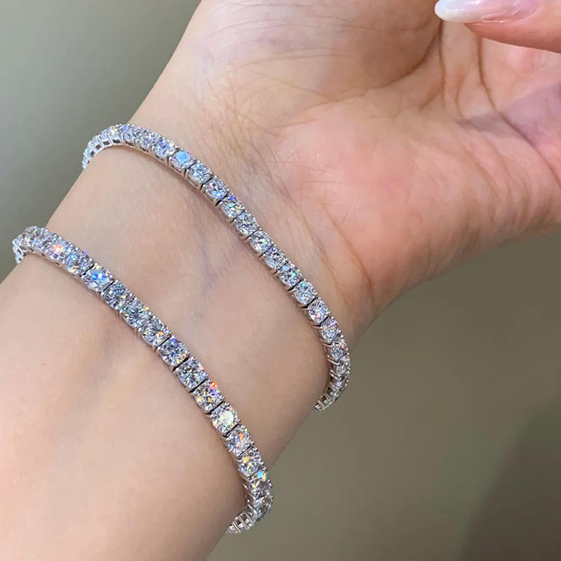 Pulsera de diamantes creados e - Body Jewelry Vch reseña y precio