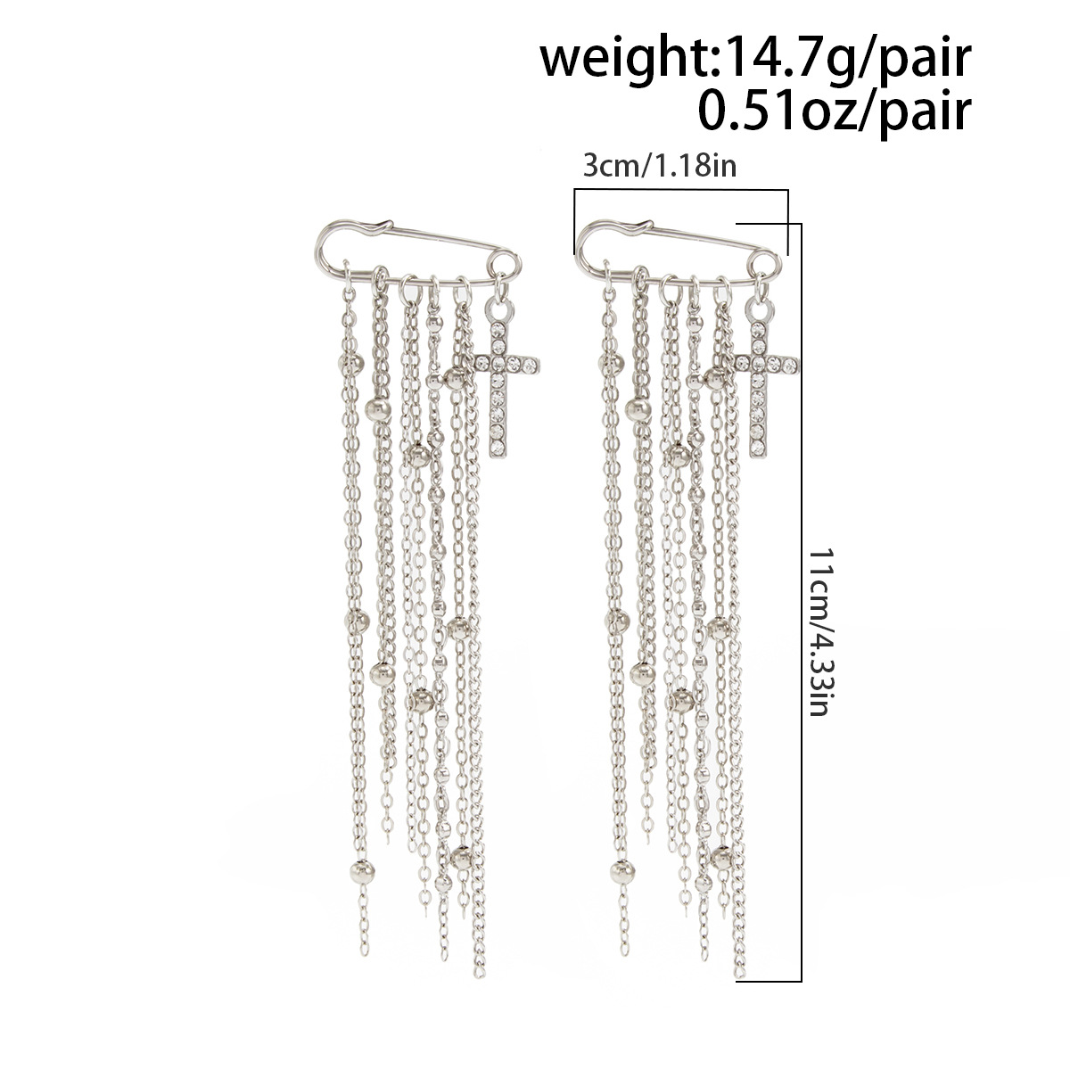 Cruz de ladrillo Retro, cadena - Body Jewelry Leg Chain reseña y precio