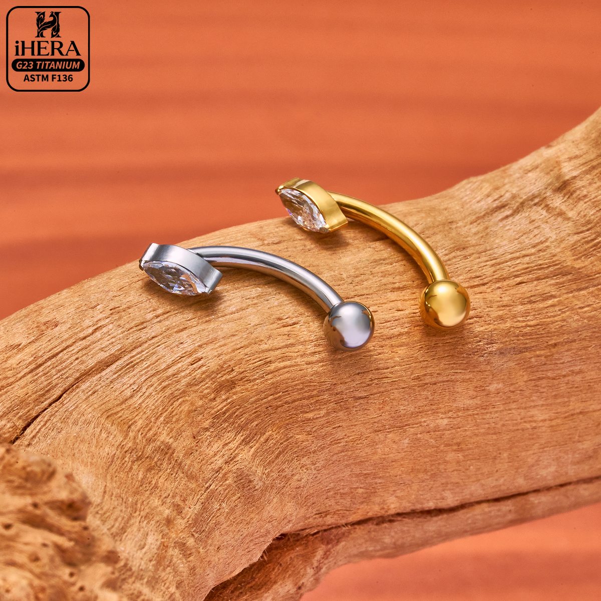 Piercing de titanio F136 con b - Body Jewelry Vertical Labret reseña y precio