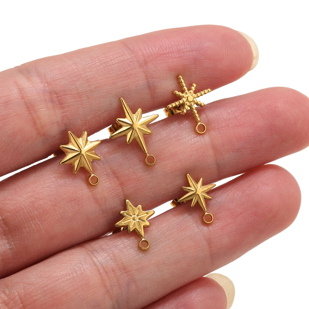 6 piezas de aretes de estrella - Body Jewelry Ear reseña y precio