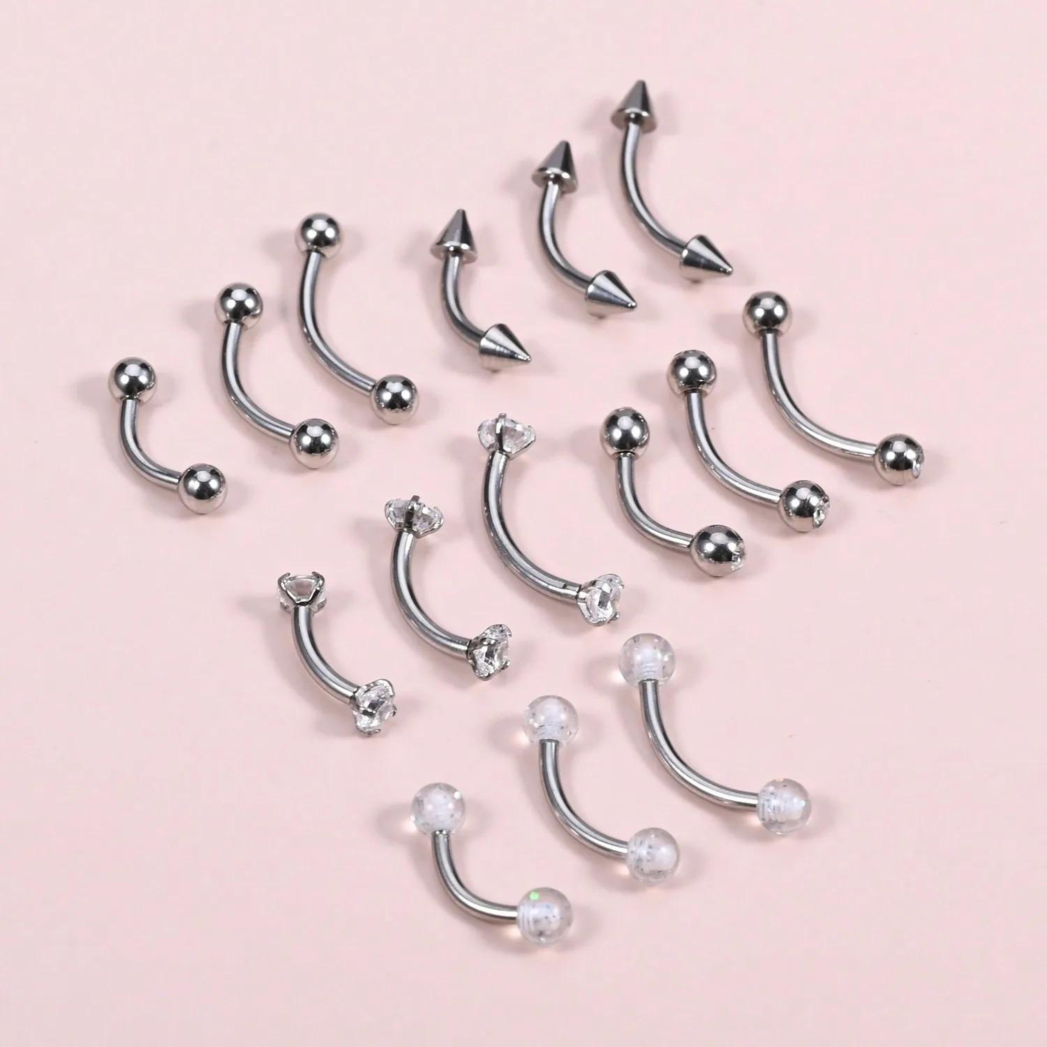 15 Piezas de Joyería para Pier - Body Jewelry Vertical Labret reseña y precio