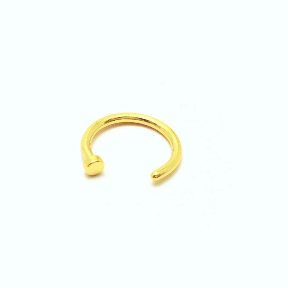 Pendientes de aro finos en for - Body Jewelry Nose Studs reseña y precio