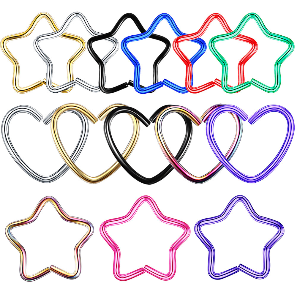 Joyería corporal de acero quir - Body Jewelry Septum reseña y precio