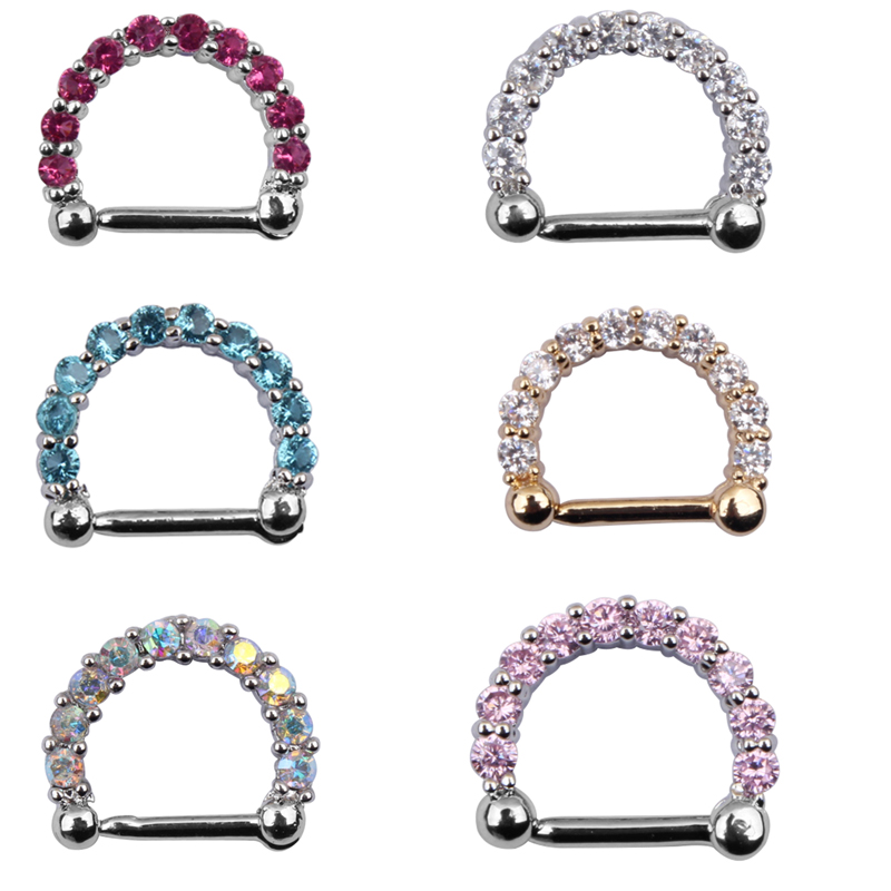 1 pieza de aro con clip para s - Body Jewelry Nose Studs reseña y precio