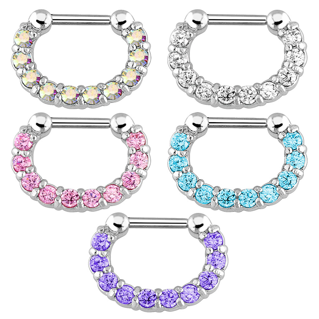 1 pieza de aro con clip para s - Body Jewelry Nose Studs reseña y precio
