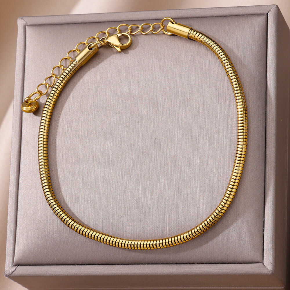 Tobilleras de acero inoxidable - Body Jewelry Leg Chain reseña y precio