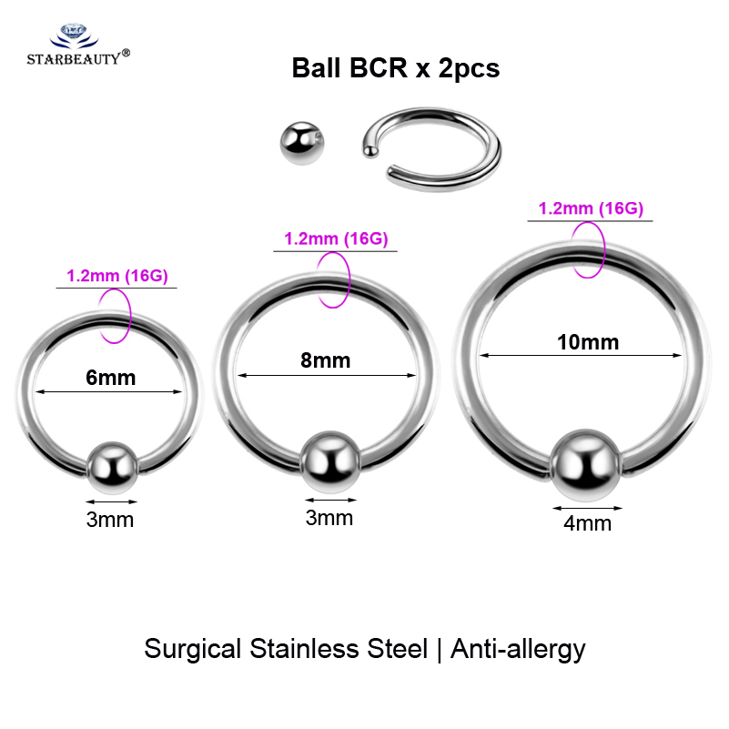 Piercing BCR multiusos para la - Body Jewelry Vch reseña y precio