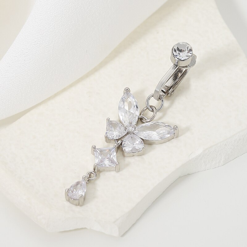 Clip en anillo para ombligo, f - Body Jewelry Piercing reseña y precio