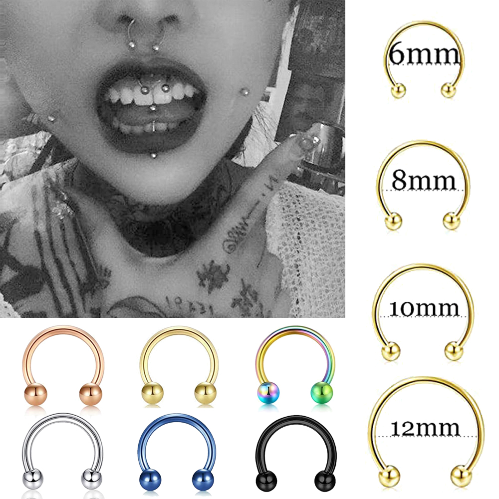 14G 16G joyería para el tabiqu - Body Jewelry Septum reseña y precio