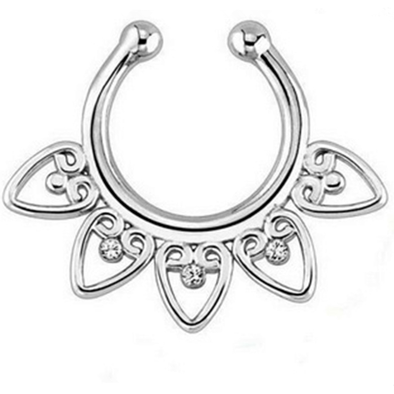 Cristal indio enganche en la n - Body Jewelry Nose Studs reseña y precio